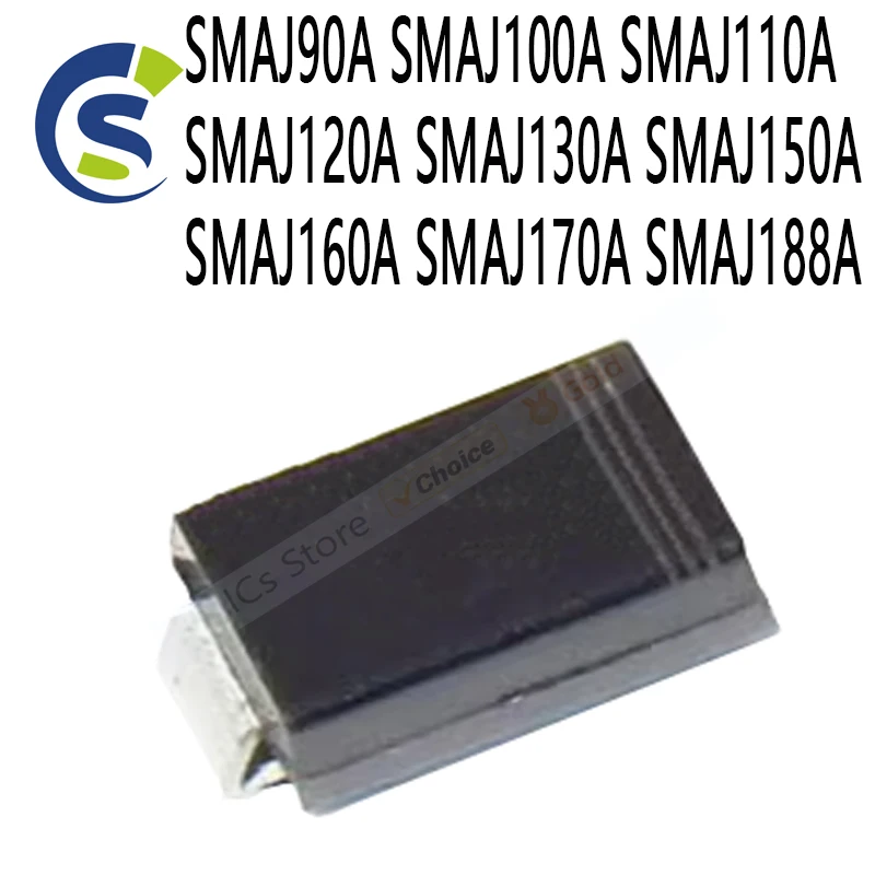 20PCS RX SE VG RZ VK VM SP SR SS SMA DO-214AC SMAJ90A SMAJ100A SMAJ110A  SMAJ120A SMAJ130A SMAJ150A SMAJ160A SMAJ170A SMAJ188A 