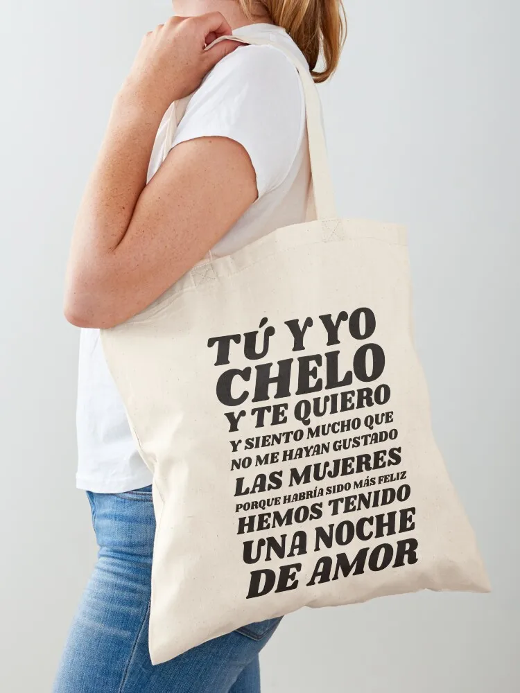 Chelo & Barbara Rey's night of love Tote Bag canvas tote Portable shopping bag Canvas Tote Bag