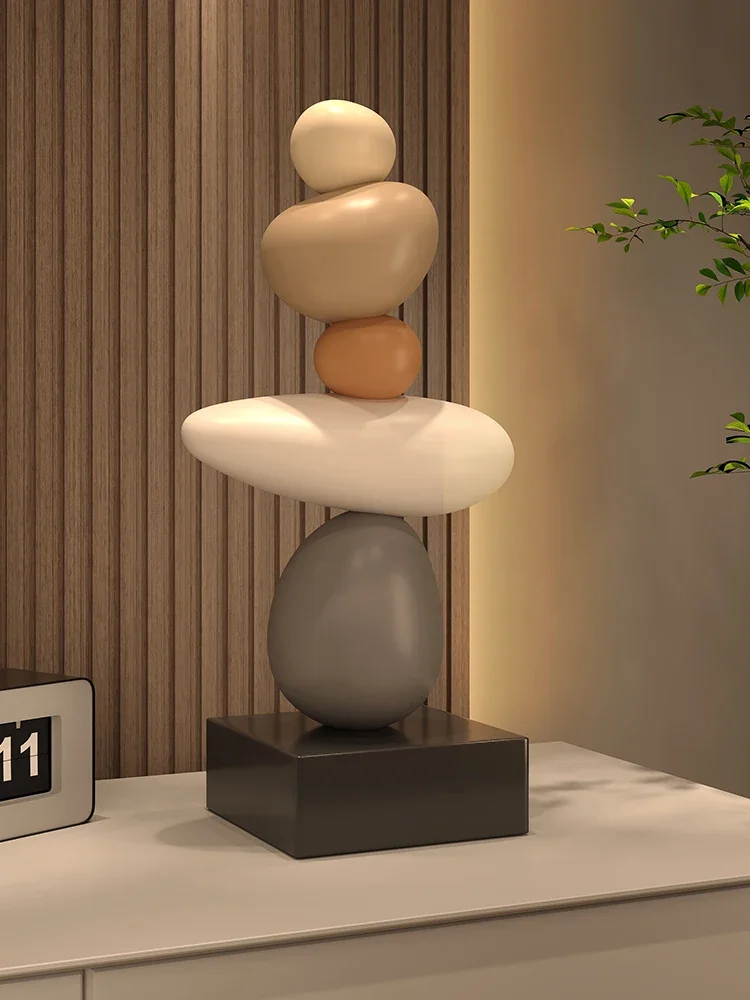 Time flies, stone tabletop decorations, high-end sense, office living room, porch, TV cabinet decorations, housewarming gifts