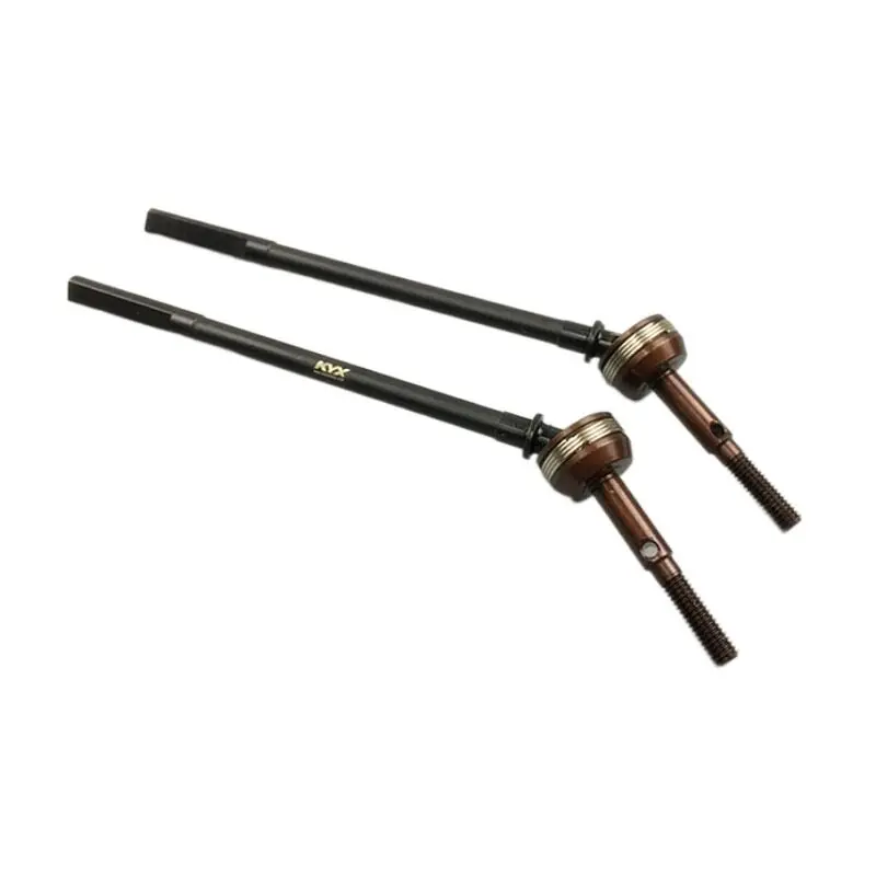 KYX Simulation Climbing Vehicle 1/8 Easy Control KM2 Front Axle CVD Tool Steel Universal Joint Drive Shaft Hard Steel Rear Axle