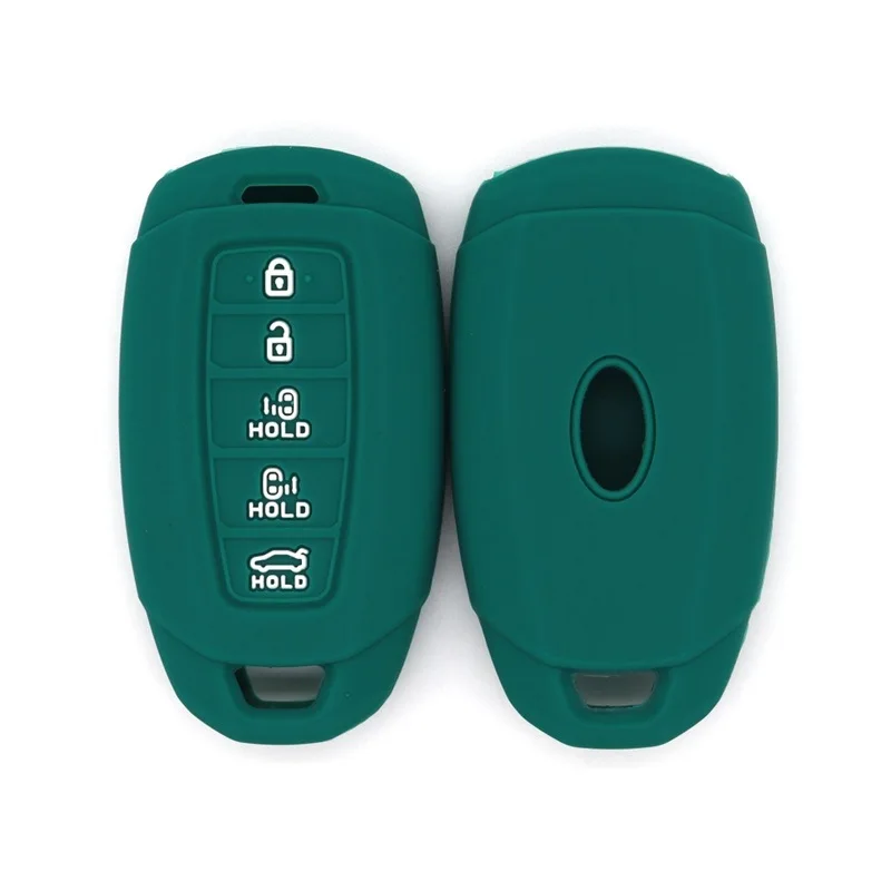 

Suitable for modern imported Paris Tikus coated smart 5-key silicone car key bag, high quality and drop-resistant key cover