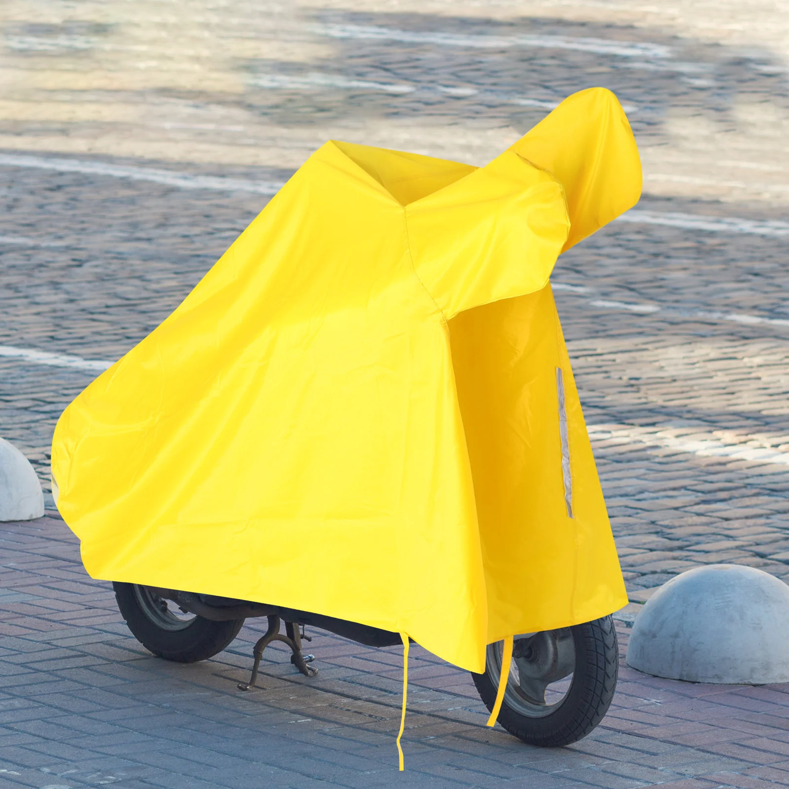 

1pcs Electric Scooter Rain Cover Waterproof Windproof Outdoor Bike Protector Uv Moisture Proof Durable Motorcycle Cover For