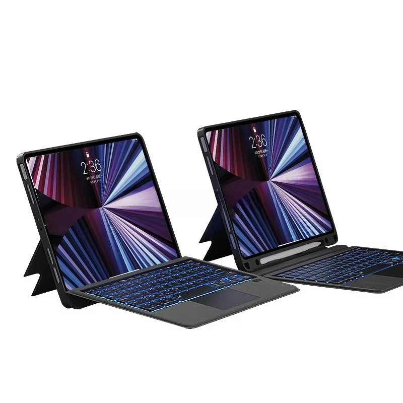 

Беспроводная клавиатура, 11-дюймовый чехол с клавиатурой для планшета Android для iPad Pro 11 и Air 10,9, защитный чехол с гнездом для ручки