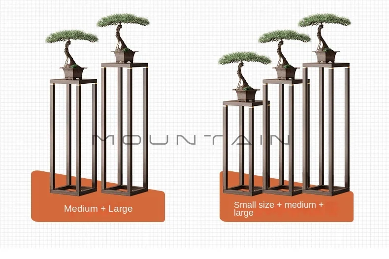 Flower rack living room floor-to-ceiling solid wood flower pot rack