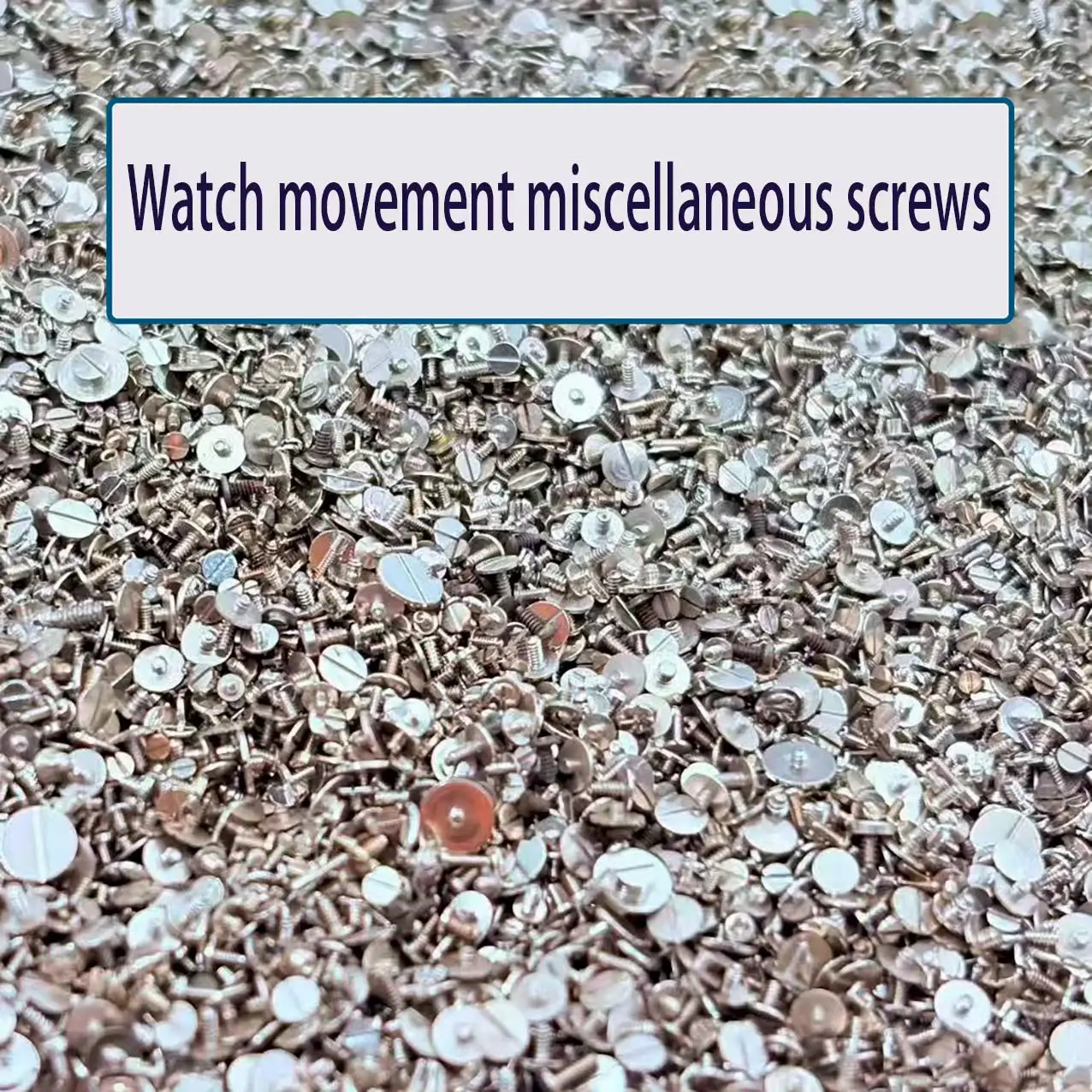 Watch Movement Mixed Screws Miscellaneous Screws, Various Sizes, About 100 Pieces Per Bag