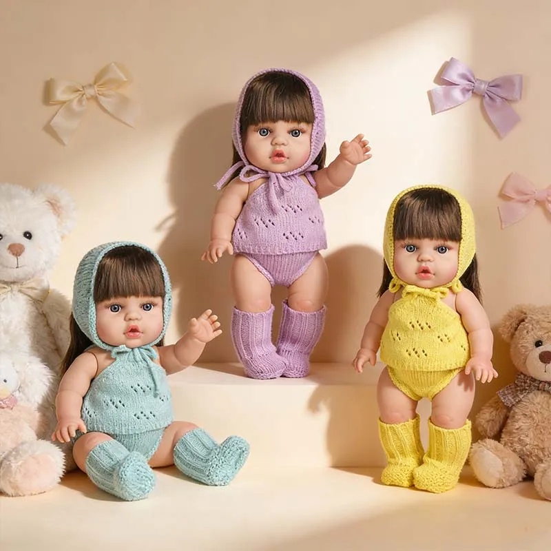 

Кукла реборн, реалистичная полностью виниловая кукла Bebe для девочек, реалистичная 34 см кукла для новорожденных, кукла для всего тела, игрушка для подарка на день рождения
