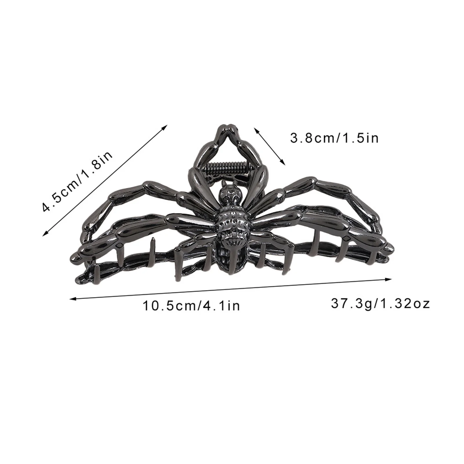 Женские заколки-Крабики для волос, металлические заколки в форме паука для Хэллоуина, ювелирные изделия, подарки для подружек, искусственная пучка волос, головной убор