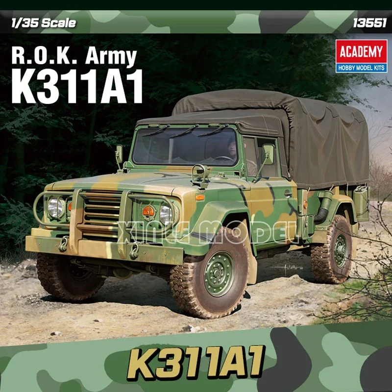 

Академия 13551 Корея K311A1 Грузовой грузовик/35 Набор масштабной модели танка