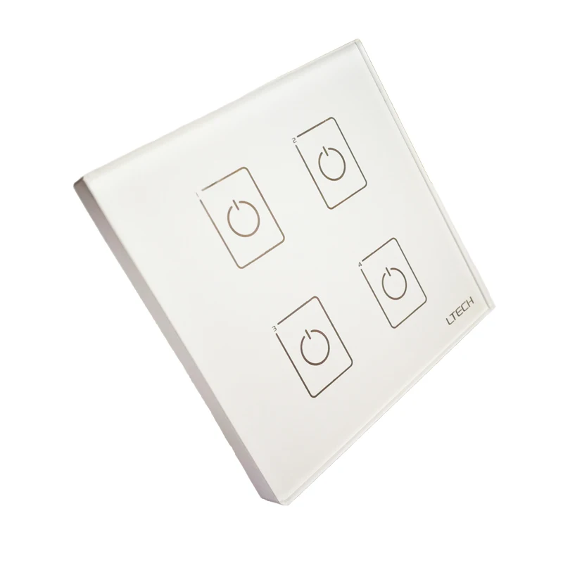 EDA1 1 zone EDA2 2 Zones EDA3 3CH EDA4 4CH Dali Led Dimmer LTECH On/Off Switch Touch Panel Scene Group Unicast Broadcast Mode