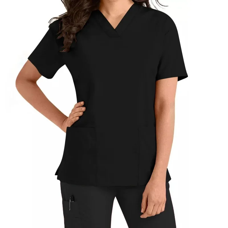 Nuovo abbigliamento medico casual traspirante e set di abbigliamento per spazzole mediche Abbigliamento da lavoro da laboratorio blu caraibico