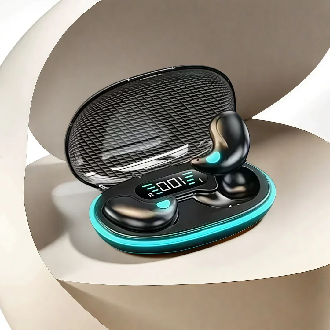 X55 écouteurs de couchage sans fil Mini casque pour le travail TWS Bluetooth écouteur stéréo casques cachés avec micro HD appel étanche