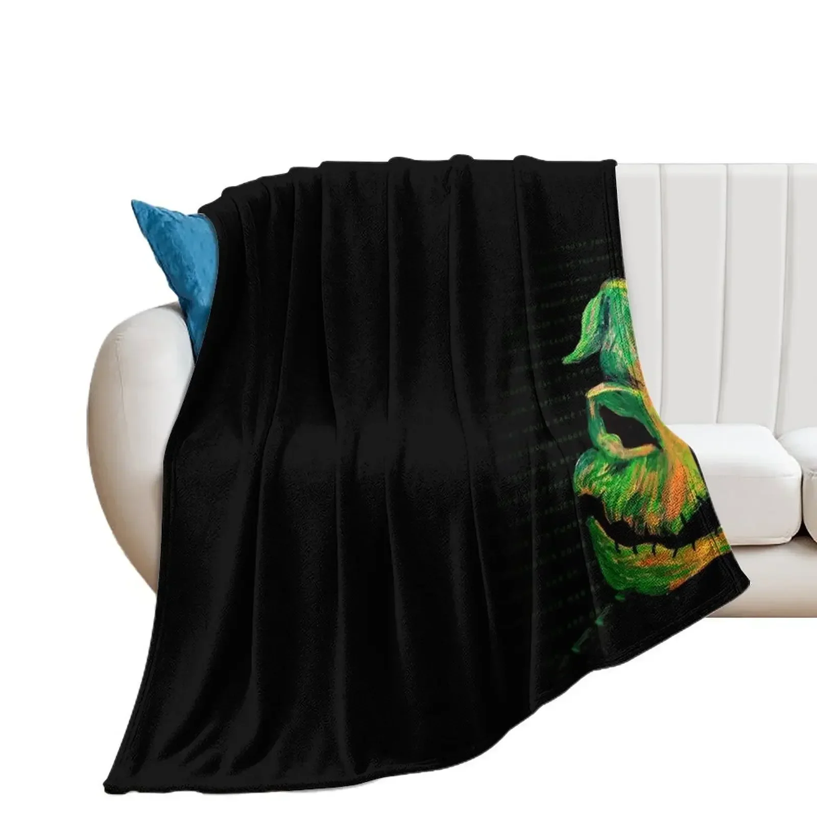 

The Oogie Boogie Man Throw Blanket Picnic Decorative Sofa Loose Blankets