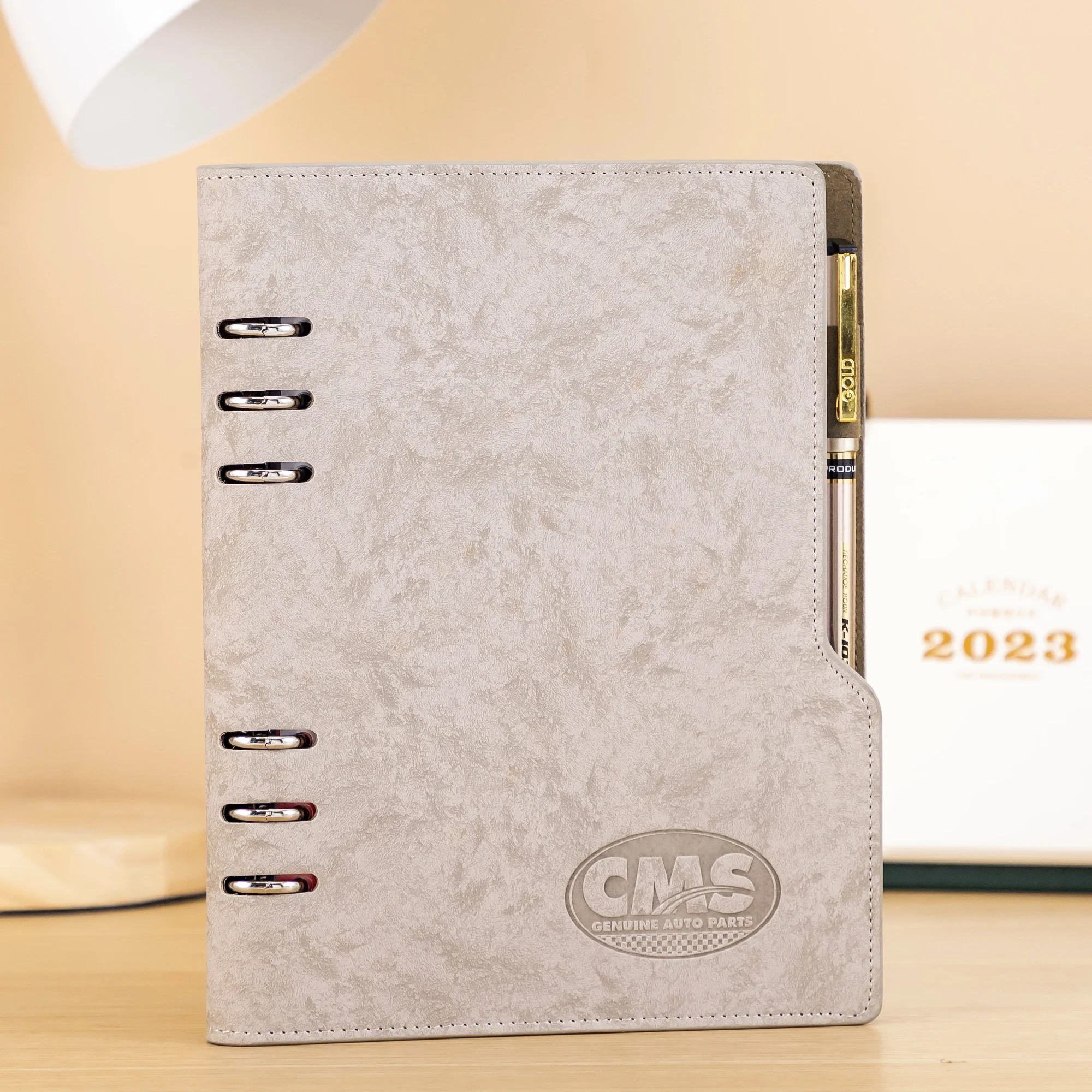 Hot Sale Wholesale Customized Logo Planner Journals Printing Notebook PU Leather Cover Notebook School Daily Agendas