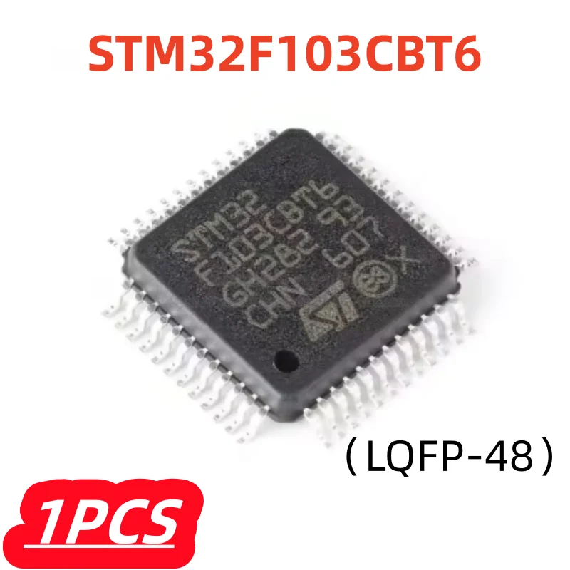 1Pcs/lot 100% New STM32F103CBT6 LQFP48 Chip 32-Bit Microcontrolle MCU Original