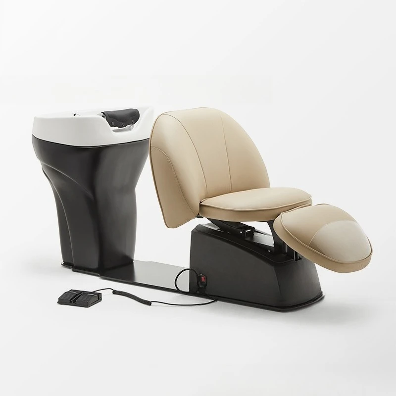Shampoo bed Beauty salon Electric hair salon Semi-reclining ceramic recliner