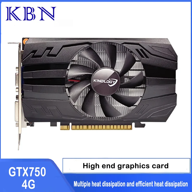 GTX 750TI 4G Graphics Cards 128Bit GDDR5 HDMI-Compatible VGA DVI GPU GTX 750TI 4G Video Card