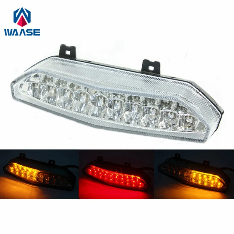 

Waase для Kawasaki GTR1400 мини 14 2008 2009 2010 2011 2012 2013-2015 задний фонарь Тормозные Сигналы поворота Встроенная светодиодная лампа