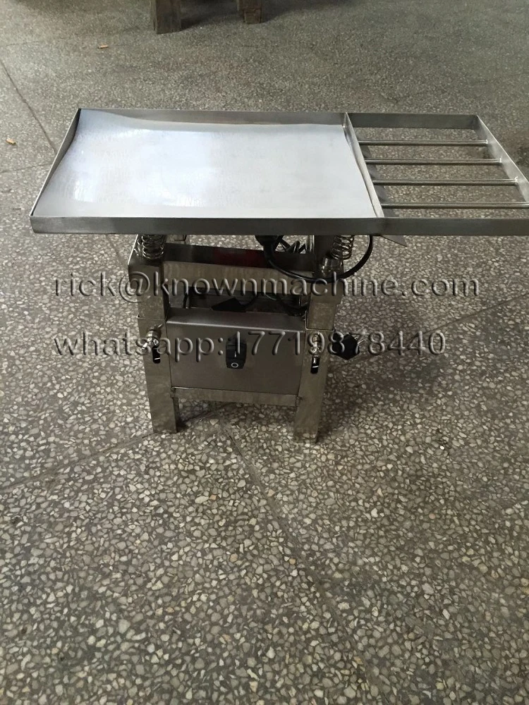 Пищевая нержавеющая сталь 45 Вт Вибрационный стол для шоколада Бесплатная доставка