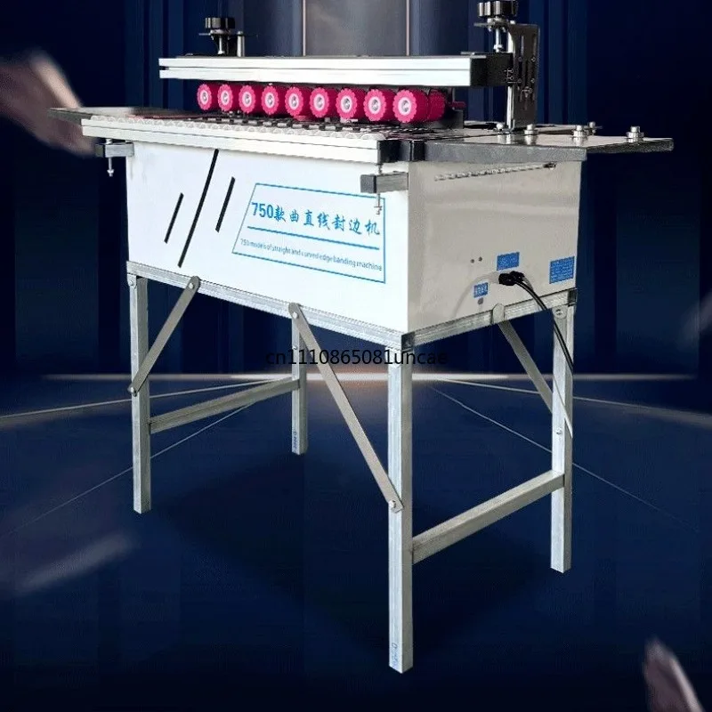 For 750 Multifunctional Automatic Edge Banding Machine Curved Straight Edge Bander Auto Feeding For Woodworking Decoration