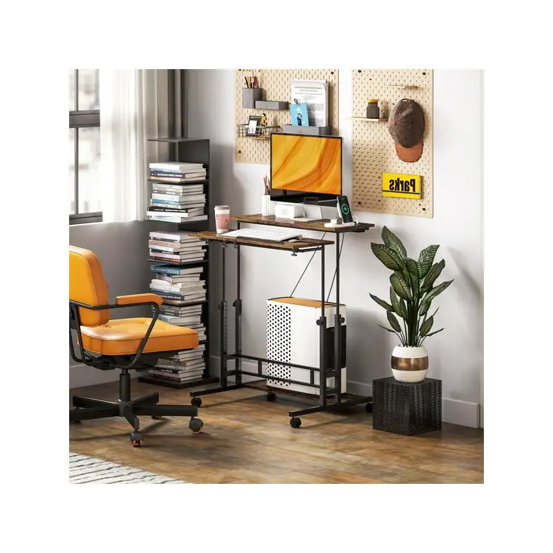 Ergonomic Office Desk with Adjustable Height and Storage Solutions for Home and Work