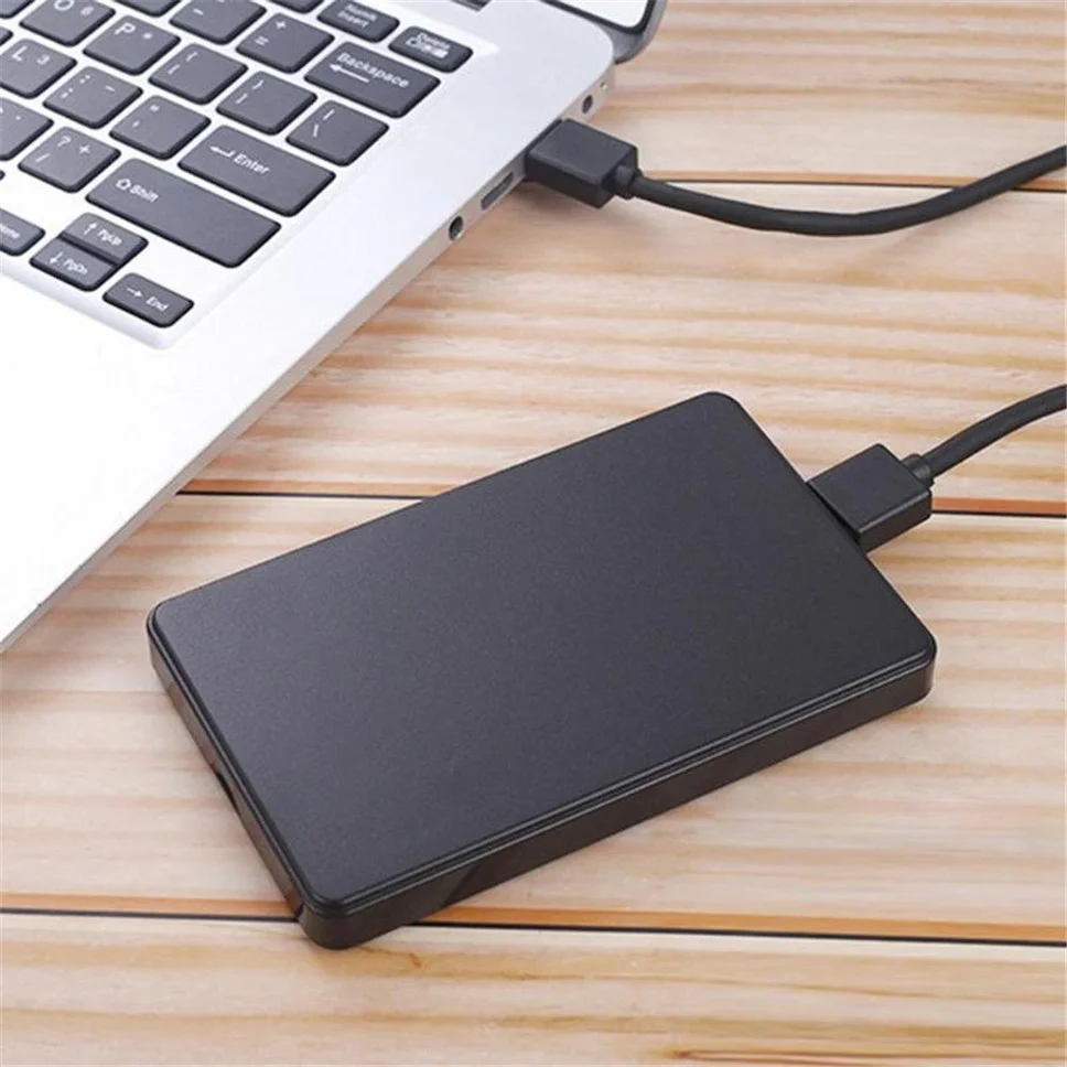 USB 2.0 قرص صلب صندوق ضميمة 2.5 بوصة SATA HDD SSD حافظة خارجية للهاتف المحمول 480Mbps/s سرعة نقل للكمبيوتر المحمول حاسوب شخصي مكتبي