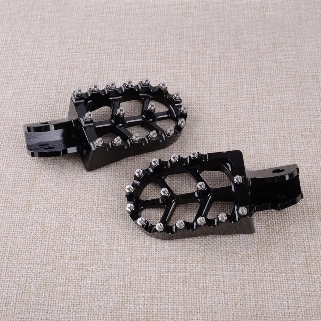 1 Pair Black Anti-Slip Foot Peg Rest Pedal Fit for Sur-Ron Light Bee Honda CRF150F CRF230F 2003-2014 2015 2016 2017 2018 2019