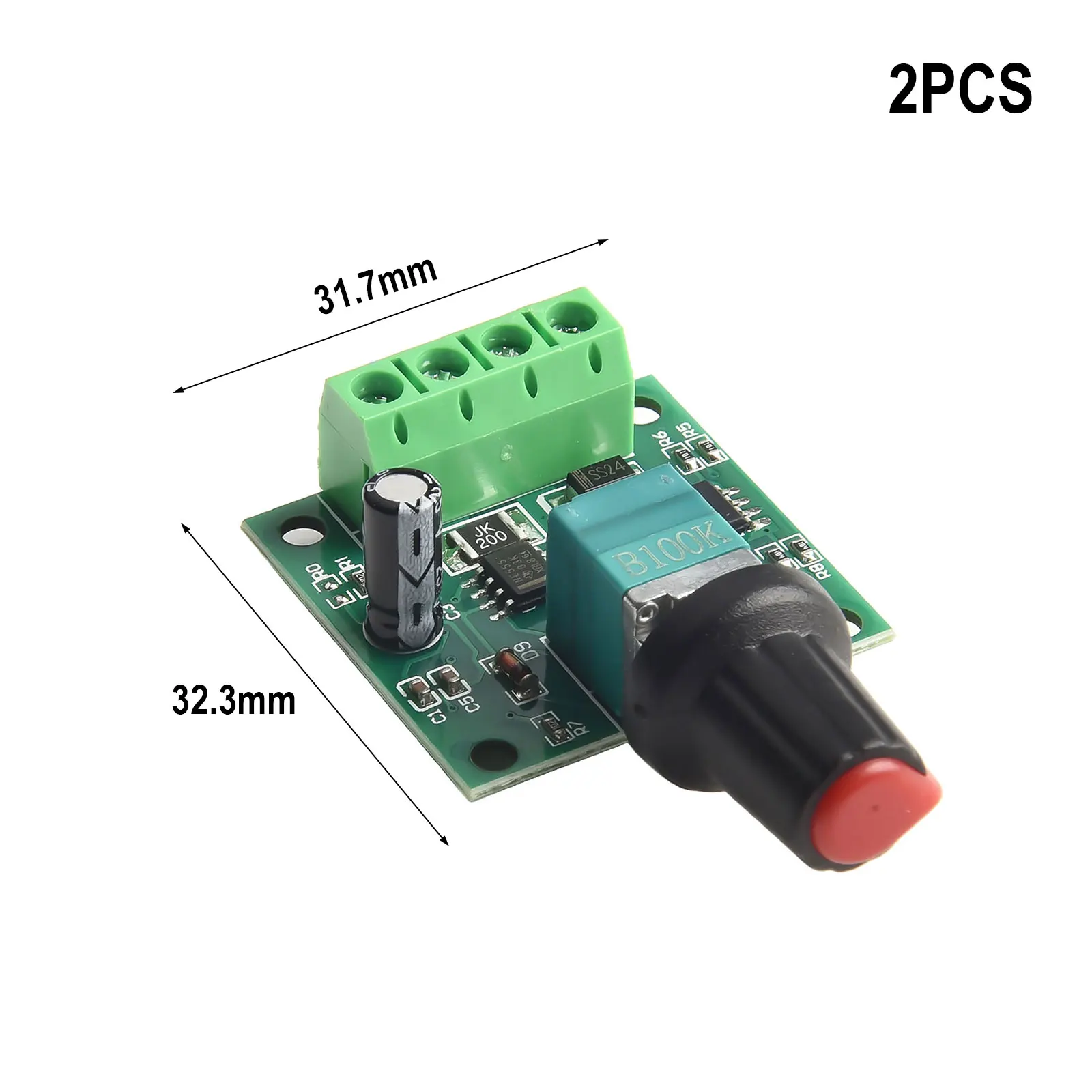 1.8V-15V Regulator for pwm DC Motor Regulator For DIY Electronics Projects Continuous Output Current 2A Enhanced Safety