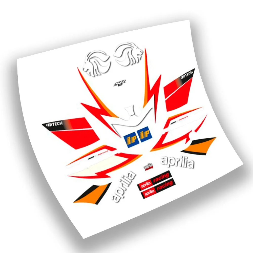 Scooter Motorbike compatible sticker kit Aprilia Replica Ditech SR50 2001-2003