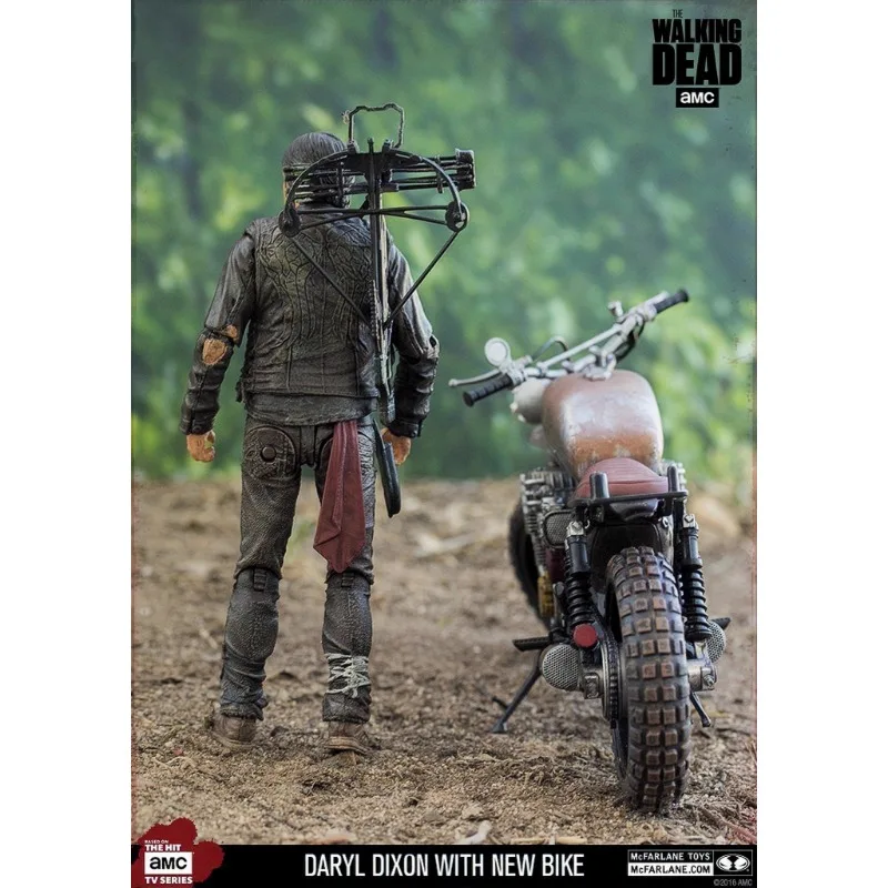 [Inventaris] Echte Wandelende Dode Norman Reedus Motorversie 2.0 5Inche 1/12 Actiefiguren Origineel Uit De Printcollectie