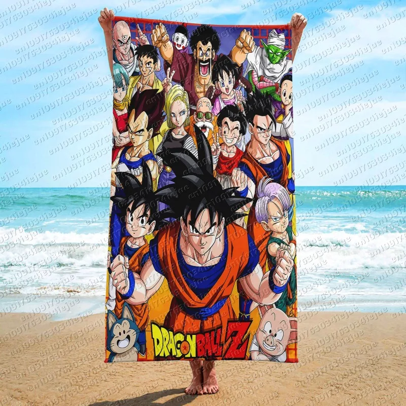 2026 Neue Dragon Ball Z Flanell-Decke - Cartoon - Mit Goku - Superweich - für Erwachsene - Bett oder Sofa