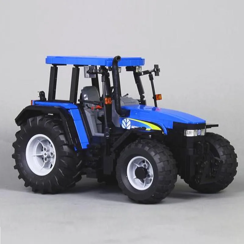 NEW 1:17 Scale Model of Farm Pottinger TOP 762C Windrower Tractor Building Block Remote Assembly Toy Model Boy\'s Birthday Gift