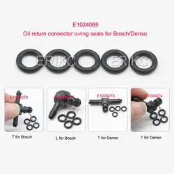ERIKC Common Rail Diesel Fuel Injector Return Oil Backflow Pipe Rubber O-ring for 110 Series 10pcs/Bag