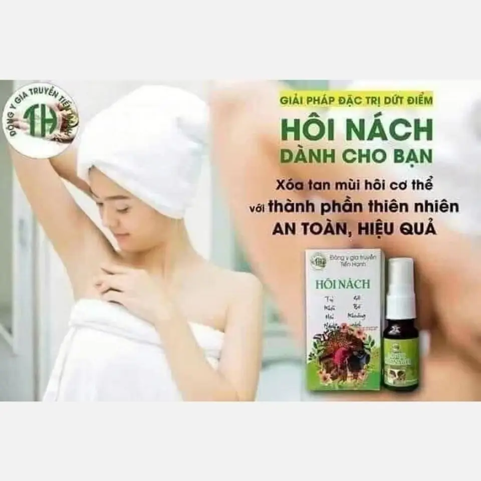 Dac tri HOI NACH dong y gia truyen tien hanh deodorant anti sweat spray