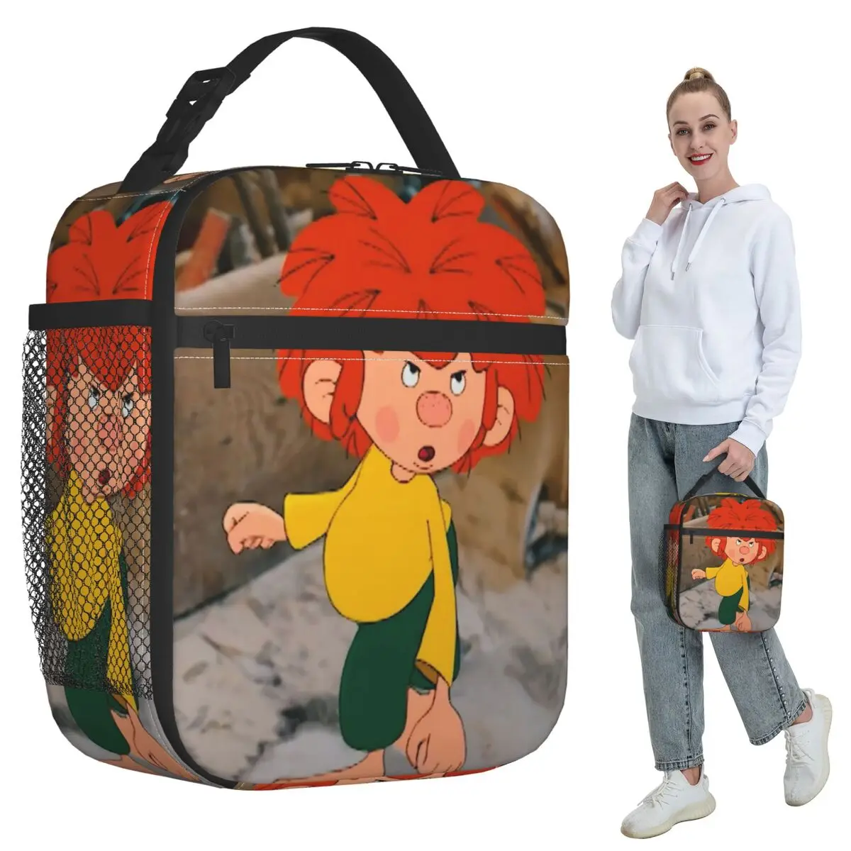 

Pumuckl Insulated Lunch Bag for Women Office Cooler Thermal Food Box Tote Portable Lunch Boxes Container