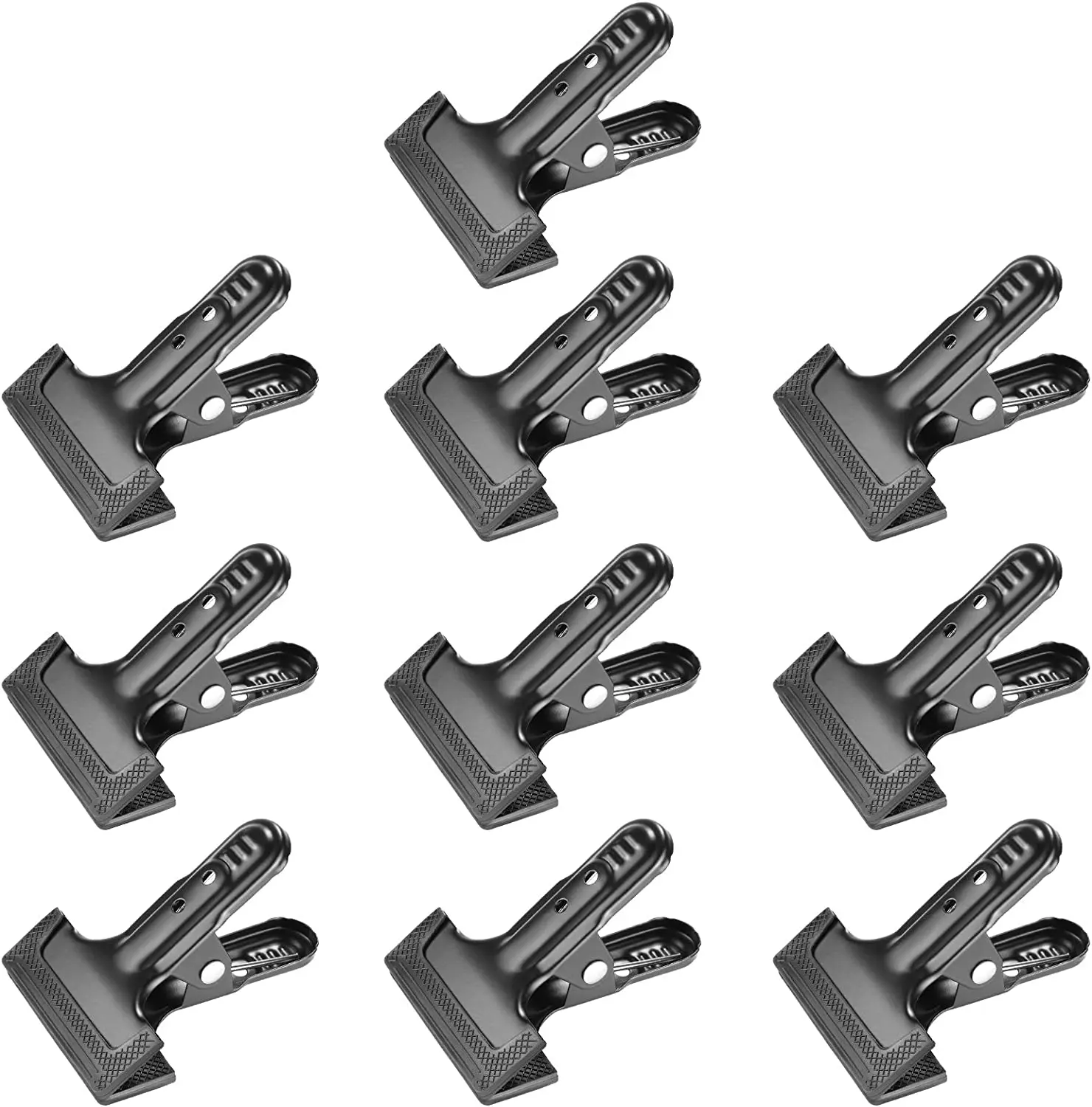 

Neewer 10-Pack Set Heavy Duty Muslin Spring Clamps Clips 4 1/4 inch for Photo Studio Backdrops Backgrounds Woodworking