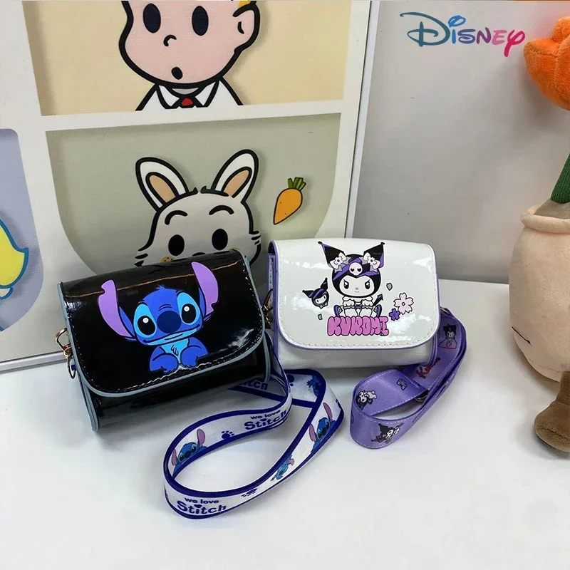 

Мини-сумка через плечо Disney Stitch и для женщин и девочек, модный маленький кошелек, милая сумка через плечо с героями мультфильмов ** модный аксессуар для повседневного использования