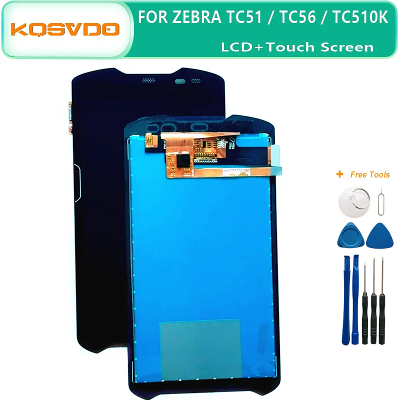 

5.0 For Zebra TC51 TC56 LCD Display+Touch Screen For Zebra TC510K TC56CJ TC56DJ LCD Screen Replacement Parts Digitizer Assembly