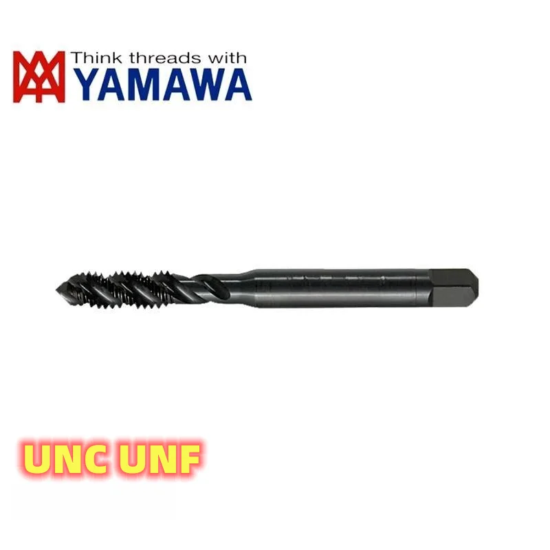 1PCS YAMAWA อเมริกันเกลียว Fluted TAP UNC UNF5/16 3/8 7/16 1/2 9/16 5/8 3/4 Fine สกรูด้ายก๊อกออกซิเดชัน