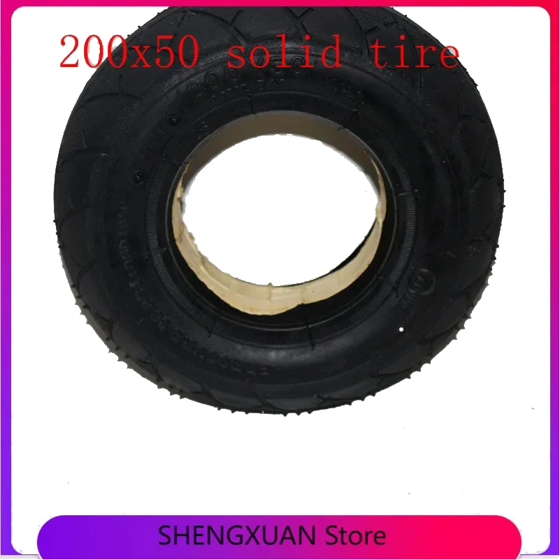 200 x 50 (8x2) solid tyre/ foam filled 200*50tyre for Mobility Scooter wheelchair tire  Razor E100 E125 E200  Vapo