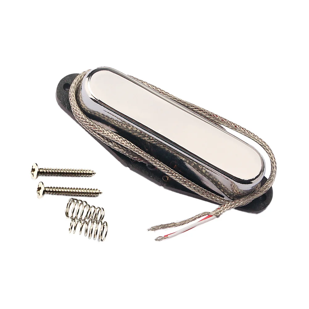 

Vintage Alnico 5 Neck Pickup Replacement ABS Bobbin Copper Base Plate for Style Electric Guitar Alnico V Pickups