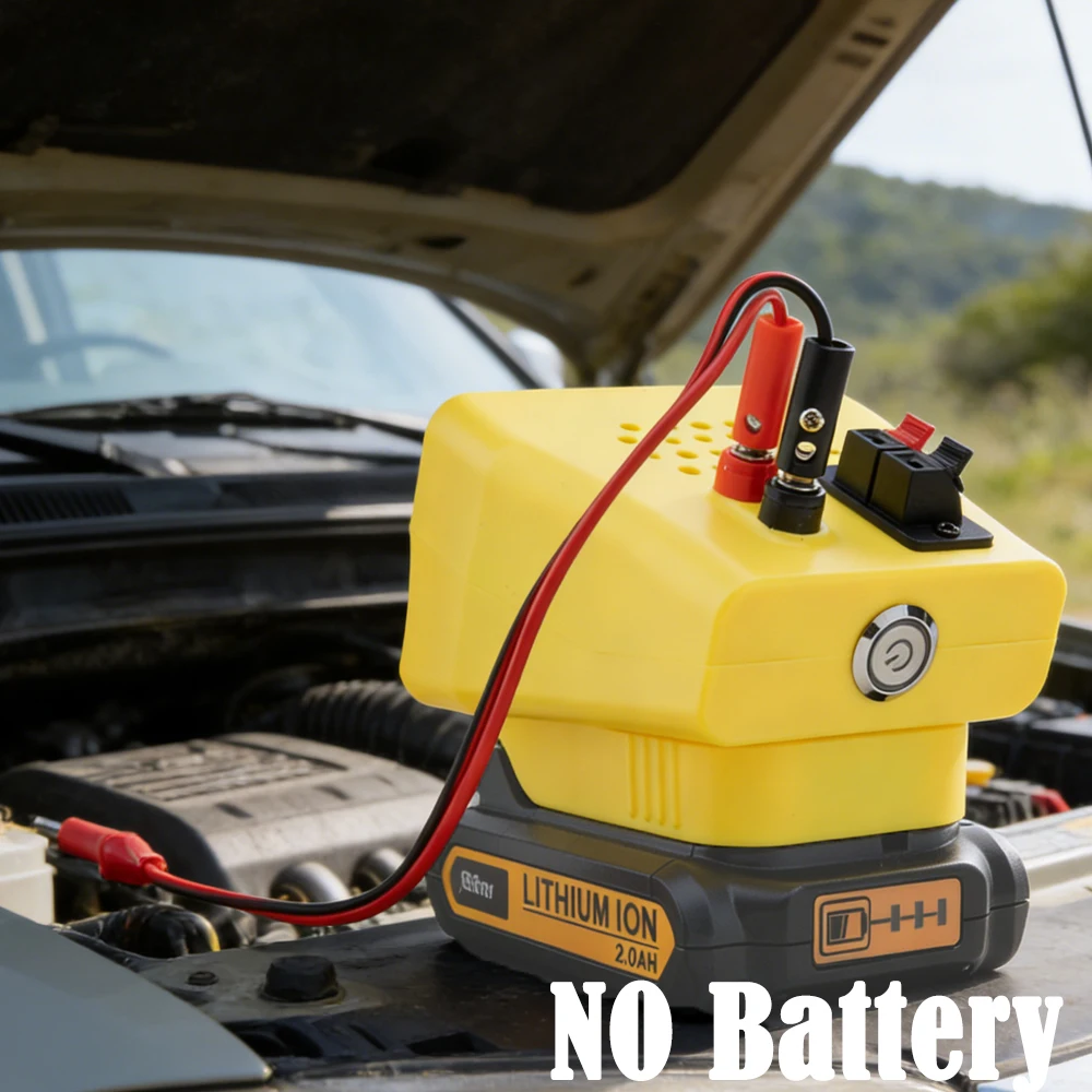 CNC Adjustable Power Supply Power Source Adapter for DeWalt/Ridgid 18V Battery Adjustable Output Voltage  with DC Outputs