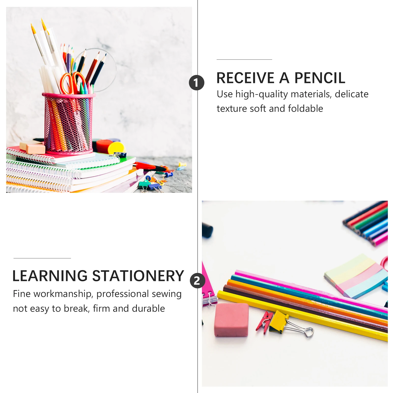 

10pcs Canvas Pencil Bags Durable Eco Friendly Zipper Travel Makeup Coin Pen Storage Pouches Student School Supplies
