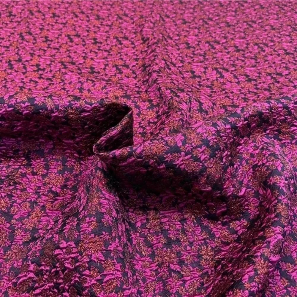 

Yarn Dyed Jacquard Fabric Brocade Metal Wire Suit Jacket Windbreaker Cloth Apparel diy Sewing By the Meter Material