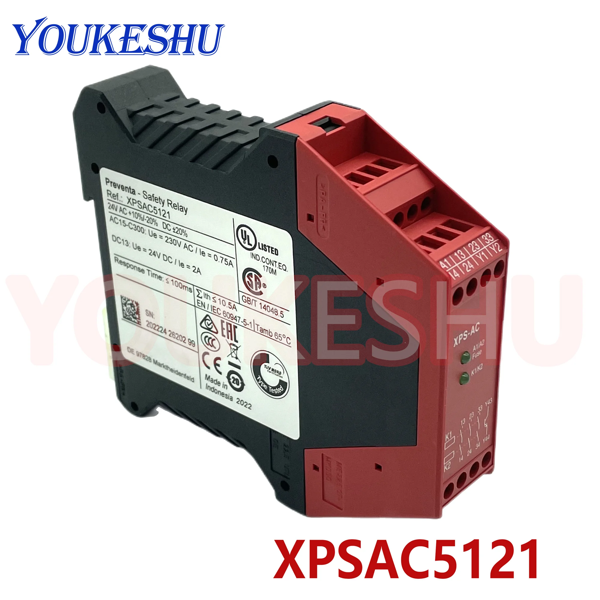 New Original Safety Relay XPSAC5121