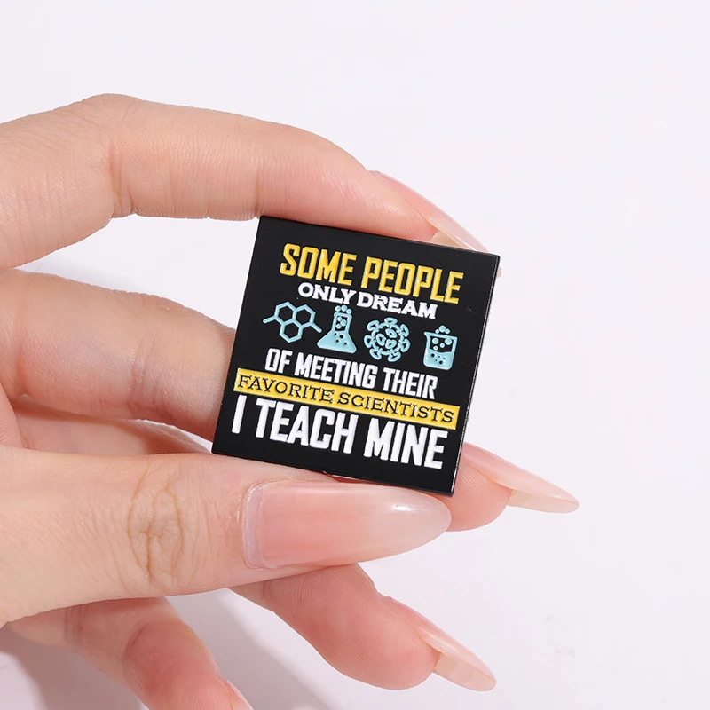 Think Like a Proton Stay Positive Enamel Pin Funny Physical Science Brooches Lapel Backpack Badge Jewelry Gifts For Friends