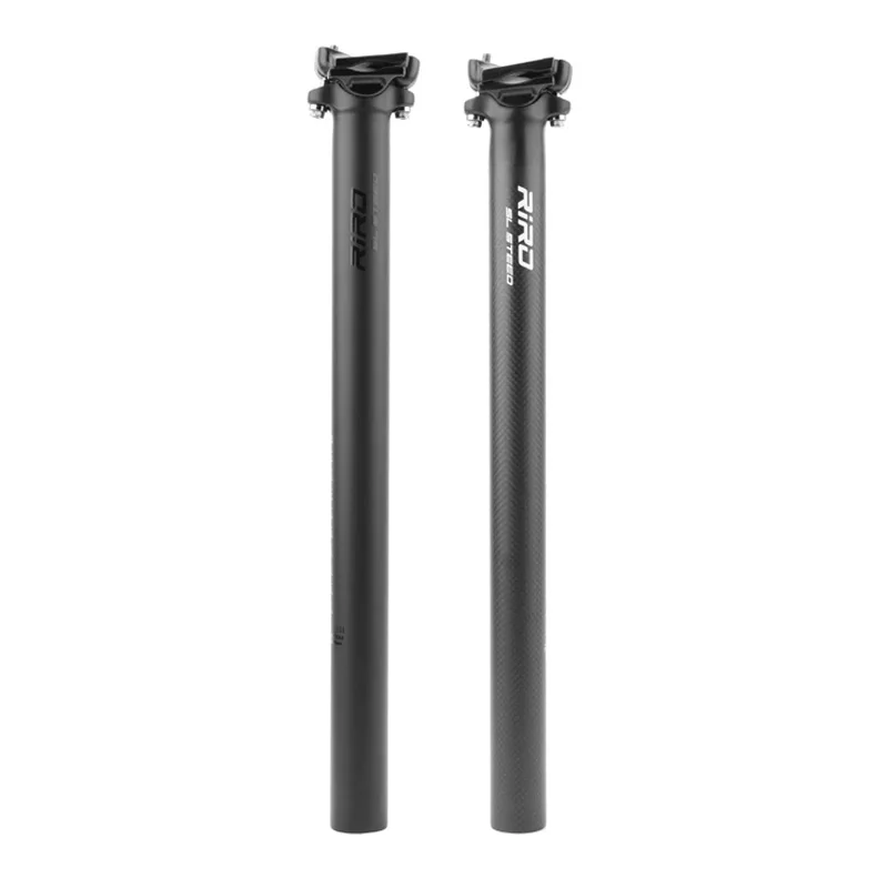 RIRO Bicycle Carbon Fiber Seatpost 27.2mm 30.9mm 31.6mm High Strength Bike Seat Tube for Mountain Road Bike Cycling Parts