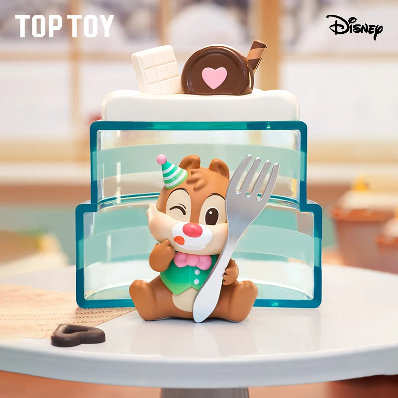 Disney Chip Dale Anime Blind Box Toy Dessert Adventure Series Model Ornament Toys Cute Good Friend Birthday Gifts