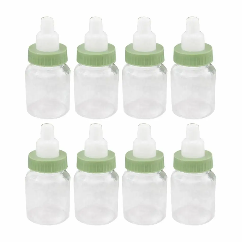 

36 Pack Mini Milk Bottle Favor Boxes for Baby Shower, Sage Green, 1.5x3.5 Inches