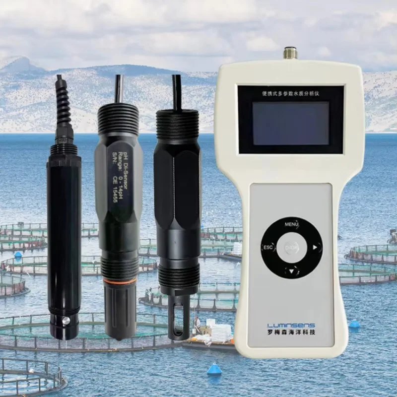 LMS-PA100P LCD Multi-parameters Portable Analyzer Monitor Aquaculture/Waste Water Treatment Conductivity/TSS/DO/pH And TDS Meter