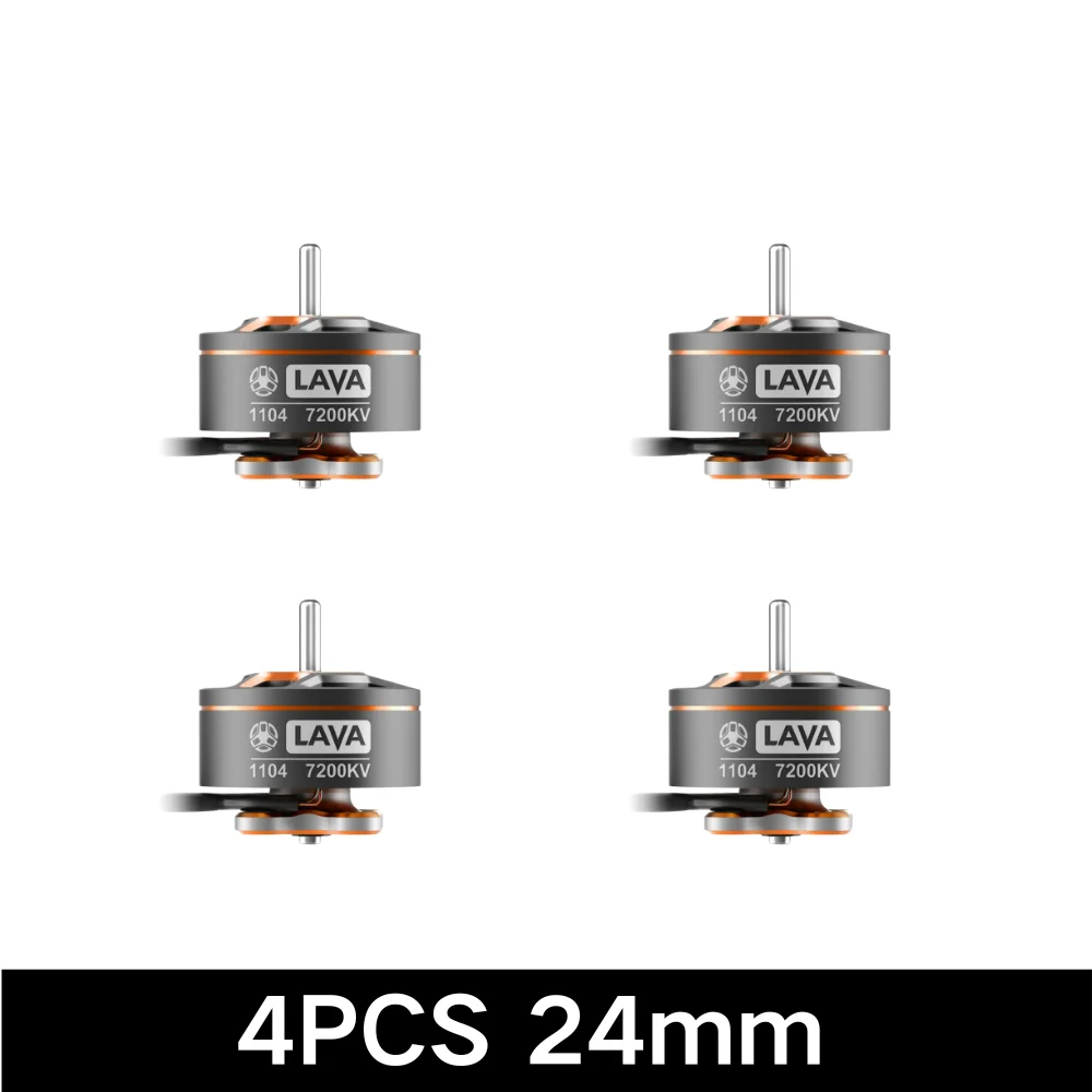 4 STKS BETAFPV LAVA 1104 7200KV 24/80mm FPV Borstelloze Motor voor Pavo20 Pro